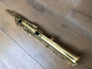 Near Selmer Mark VI Soprano Saxophone (1970) with vintage Soloist C. 2