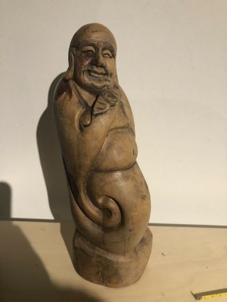Chinese Wooden Figure Buddha Carving