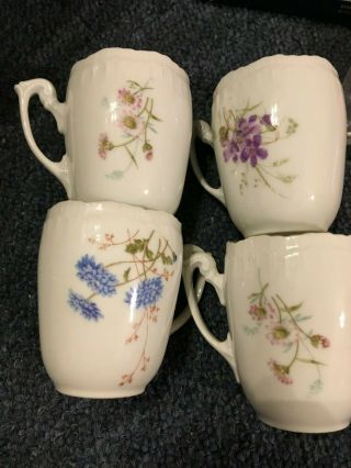 Kpm Set Of 4 Teacups? Little Bigger The Demitasse Are Lovely Made In Germant