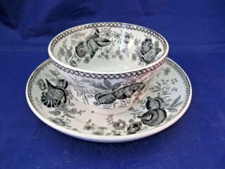 Antique " Shell " Tea / Coffee Cup And Saucer - Very Ornate And Unusual