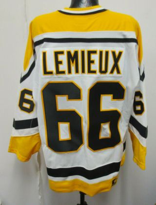 Mario Lemieux Pittsburgh Penguins Vintage 1990 