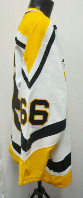 MARIO LEMIEUX PITTSBURGH PENGUINS VINTAGE 1990 ' s XL NHL STARTER HOCKEY JERSEY 3