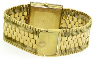 Juvenia vintage heavy 18K gold.  50CT VS diamond automatic men ' s watch w/ date 5