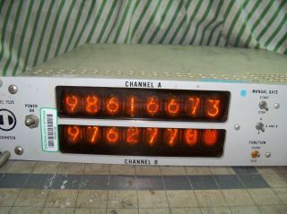 Vintage Darcy Tsi 1535 Counter Two Channel Nixie Tube Usa