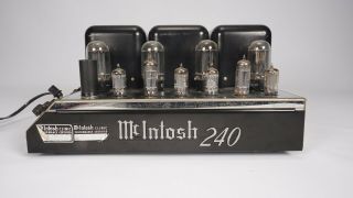 McIntosh MC240 Vacuum Tube Amplifier - 6L6 - 12AX7 - Vintage Classic 8