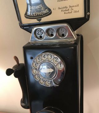 Antique Vintage Pay Phone,  Gray Manufacturing 4