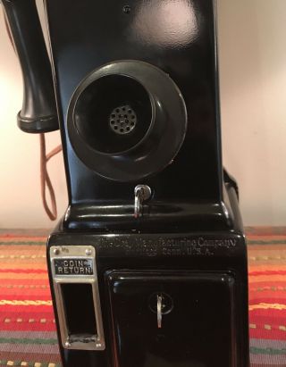 Antique Vintage Pay Phone,  Gray Manufacturing 7