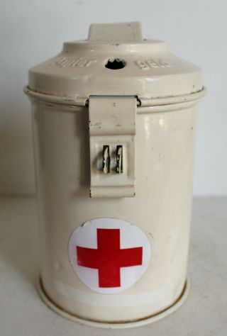 Orig German Ww 2 Red Cross Donation Can