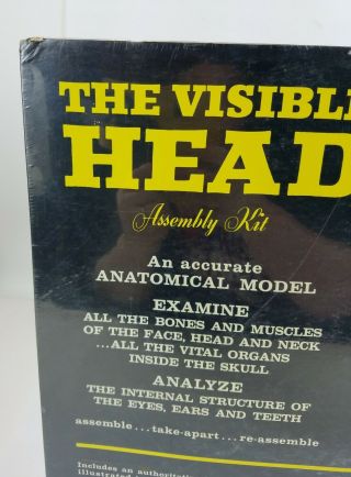 Vintage Renwal Products THE VISIBLE HEAD Assembly Model Kit 2