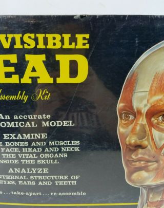 Vintage Renwal Products THE VISIBLE HEAD Assembly Model Kit 3