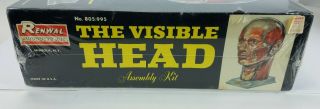 Vintage Renwal Products THE VISIBLE HEAD Assembly Model Kit 7