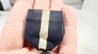 WWII US Navy Medal Crimped Brooch Full Size 3