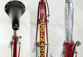 Vintage 1983 COLNAGO CAMPAGNOLO 50th NUOVO MEXICO SARONNI 52x53cm BIKE all orig 8