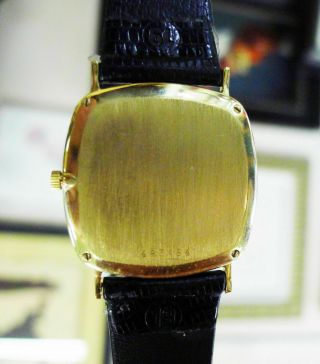 Mens Vintage VACHERON CONSTANTIN 18K Yellow Gold Diamond Dress Watch Ref: 2098 4