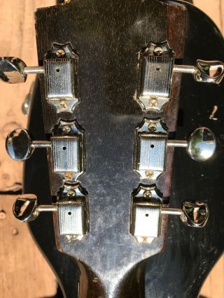 1943 Gibson L - 50 Vintage Archtop Guitar Non - Tuners Sunburst Finish 4