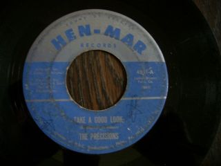 VERY RARE NORTHERN SOUL THE PRECISIONS my sense of direction HEN - MAR PRICE 2