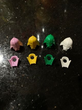 AUTHENTIC LEGO PROTOTYPE DARTH VADER HELMETS PINK YELLOW GREEN WHITE RARE 5