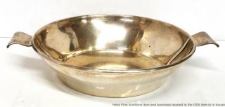 Cartier Sterling Silver Vintage 1950s Arts Crafts Giant Handled Fruit Bowl