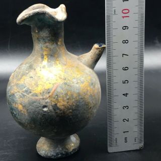 - NEAR EAST ROMAN ERA GLASS BOTTLE CIRCA 100 - 300 AD 2
