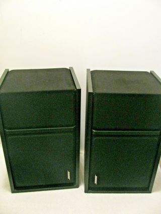 Bose 301 Series Iii Black Direct Reflecting Matched Pair Vintage