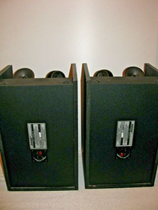 Bose 301 series III Black Direct Reflecting Matched Pair Vintage 5