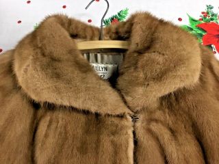 Vintage Mink Fur Coat - Miller Brothers - Beige - Sable - length 10