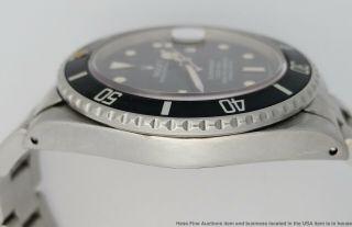 Rolex Submariner Oyster Perpetual Date Mens Vintage Stainless Steel Watch 7