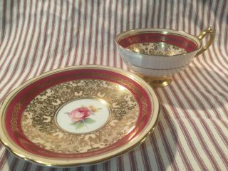 Paragon Bone China Teacup & Saucer By Appointment Queen