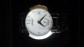 Rare Limited Edition Solid 18ct white gold Automatic Versace watch 3