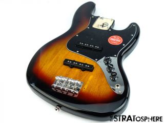 Fender Squier Vintage Modified 77 Jazz Bass LOADED BODY 77 Mod Sunburst 2