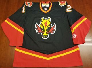 Jarome Iginla Vintage Calgary Flames Koho Jersey Horse Head 2