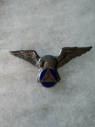 Wwii Civil Air Patrol Pilot With Private License Or Higher Wings Robbins Sterlin