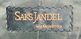 Women ' s Saks Jandel,  Vintage Black Mink Jacket.  Size M. 7