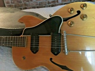 Gibson ES 225 TDN 1957 Rare Natural electric guitar. 4