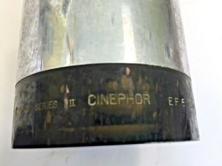 10 Old Vtg Projector Film Movie Lens Bausch & Lomb Cinephor f:1.  7 Sankor f:2.  0 7