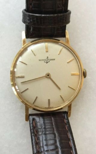 Ulysse Nardin - Vintage Solid 18 CT Yellow Gold. 4