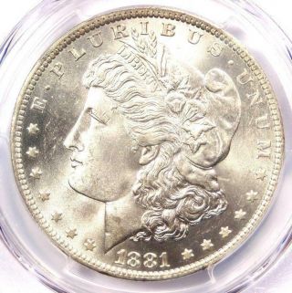 1881 - O Morgan Silver Dollar $1 Coin - Pcgs Ms66 - Rare In Ms66 - $8,  500 Value