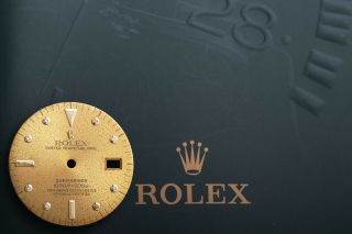 Rolex Vintage Submariner Tropical Nipple Dial Applied Logo For 16808 Fcd9136