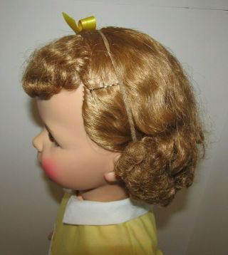 Vintage Doll Ideal PATTI PLAYPAL Blonde Curly 35” w/Sunny Yellow Dress 1959 12