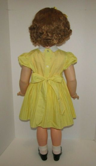 Vintage Doll Ideal PATTI PLAYPAL Blonde Curly 35” w/Sunny Yellow Dress 1959 5