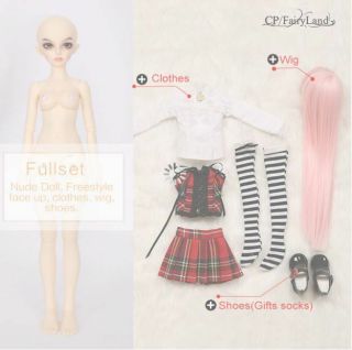 Fairyland Minifee Mirwen 1/4 Bjd Sd Dolls Full Set Make Up Clothes Wig Shoes Eye