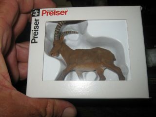 Preiser Elastolin Germany Ibex Plastic 1:25 Scale Zoo Animal 47710