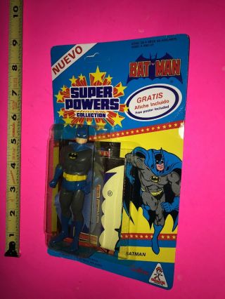Batman Gulliver Powers Nuevo Colombia Dc Comics 1987 Moc Figure Vintage