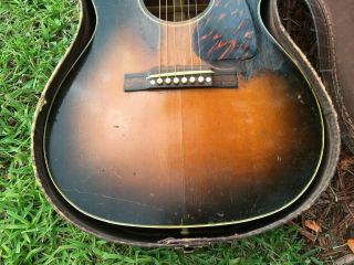 1950 Gibson CF - 100 cutaway LG - 2 sized acoustic guitar,  neck reset & vintage case 12