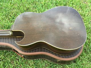 1950 Gibson CF - 100 cutaway LG - 2 sized acoustic guitar,  neck reset & vintage case 6