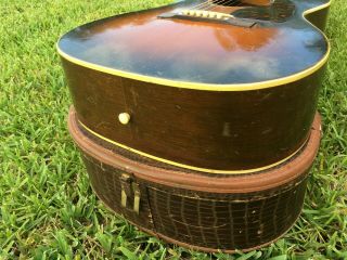 1950 Gibson CF - 100 cutaway LG - 2 sized acoustic guitar,  neck reset & vintage case 9