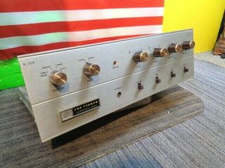 Estate Vintage Fisher X - 100 Tube Amp Professional Series See You Tube Video