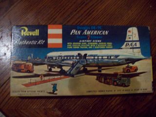 Vintage Revell Douglas Dc - 7c Model Airplane Kit