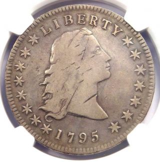 1795 Flowing Hair Silver Dollar ($1 Coin) - Ngc Fine Details - Rare Coin
