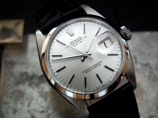 Just 1966 Rolex Oyster Perpetual Date Gents Vintage Watch 4